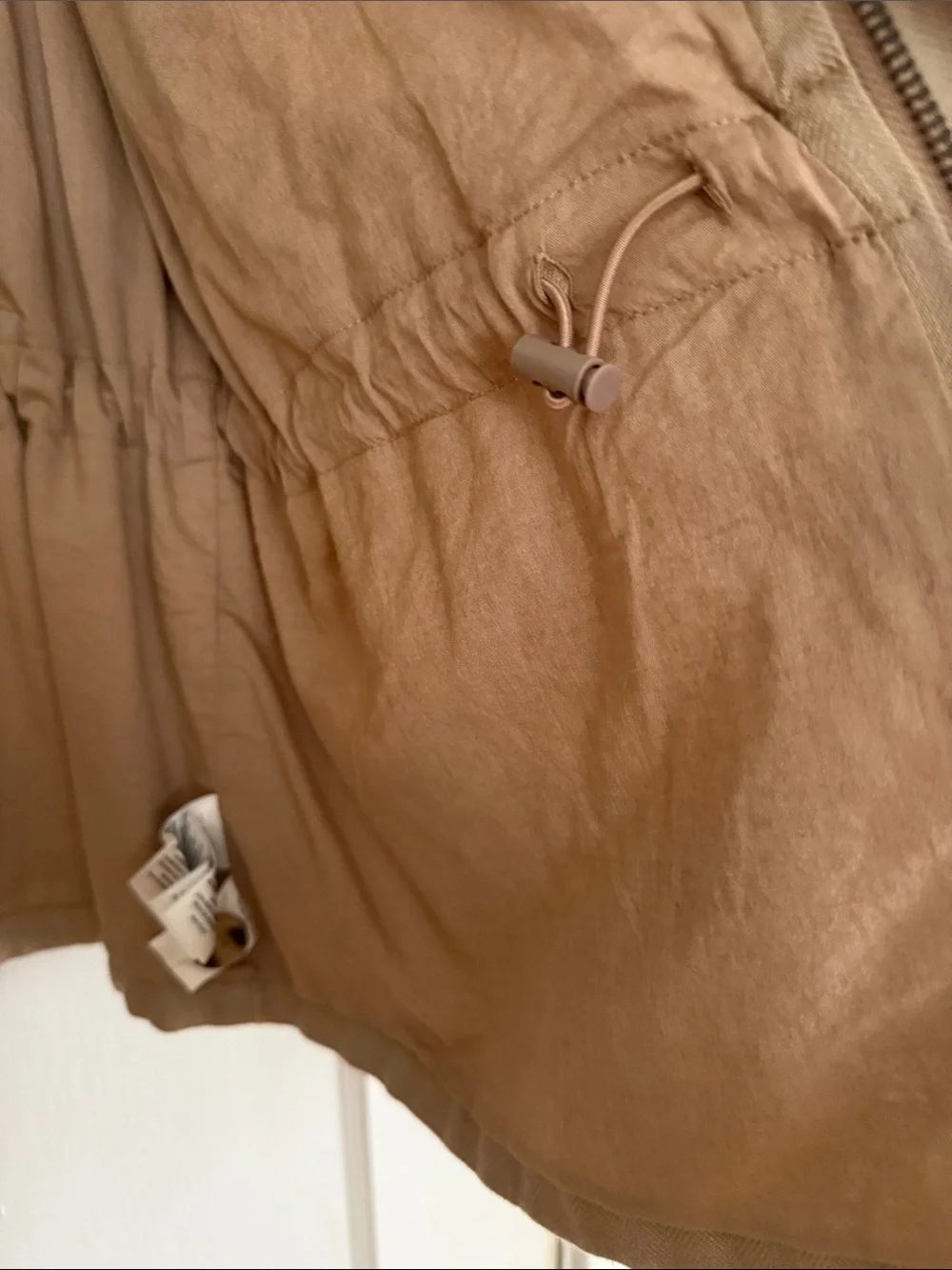 Tahari Womens Linen Safari Field Jacket
